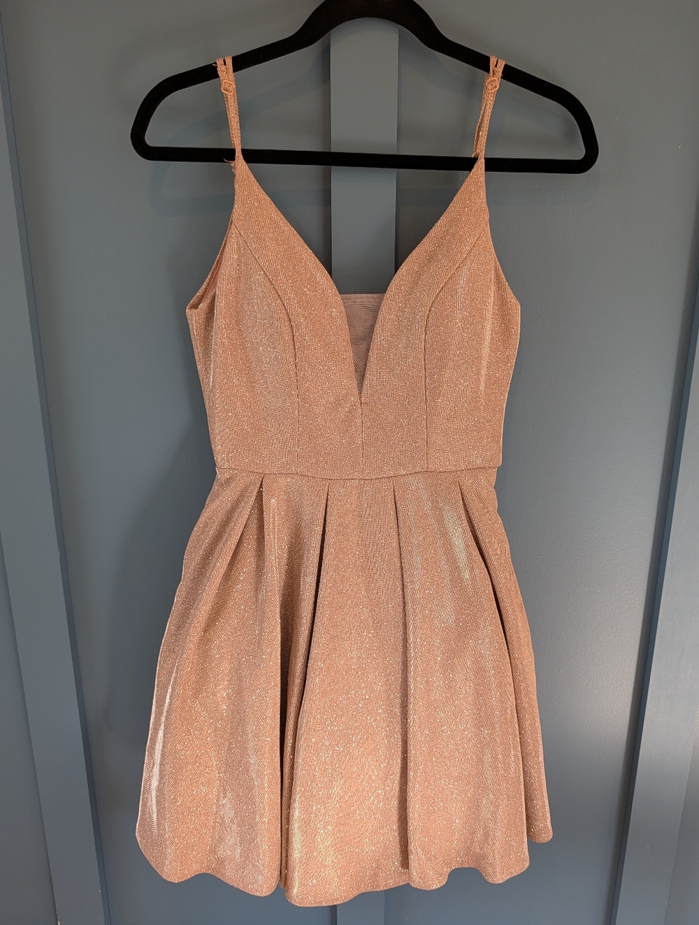 B Darlin  Shimmer V-Neck